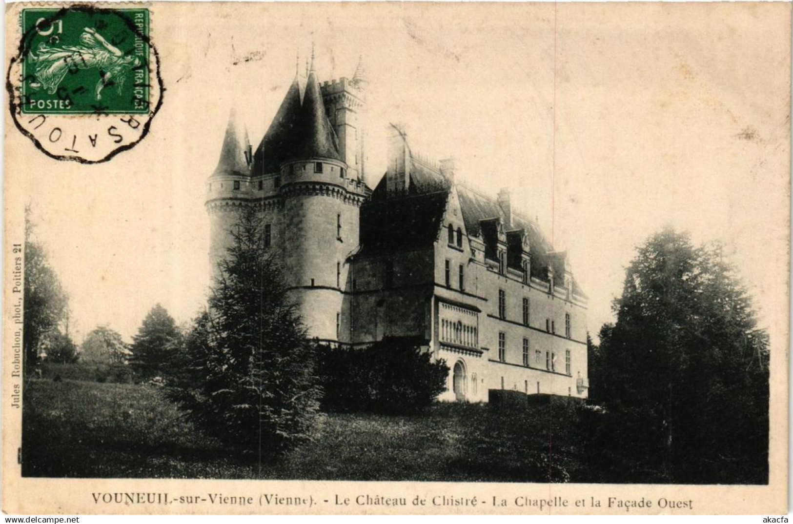 CPA VOUNEUIL-sur-VIENNE Le Chateau de Chistre - La Chapelle (613217)