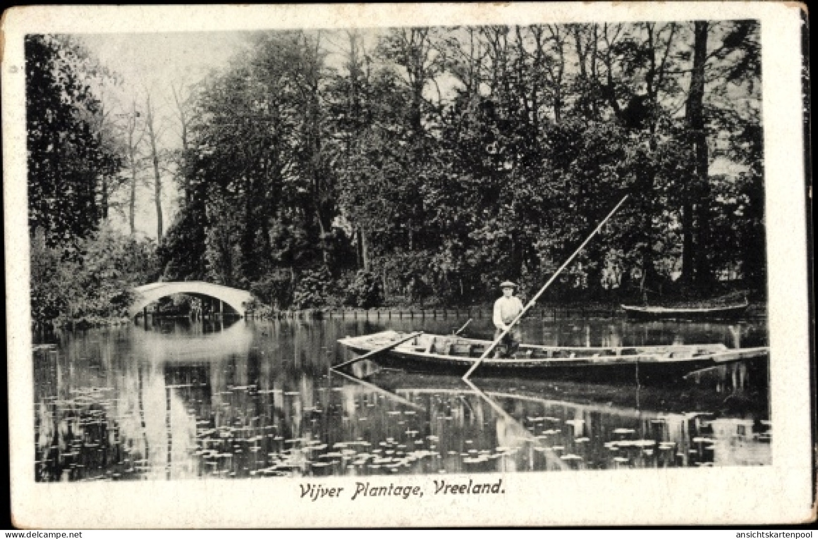 CPA Vreeland Utrecht, Vijver Plantage