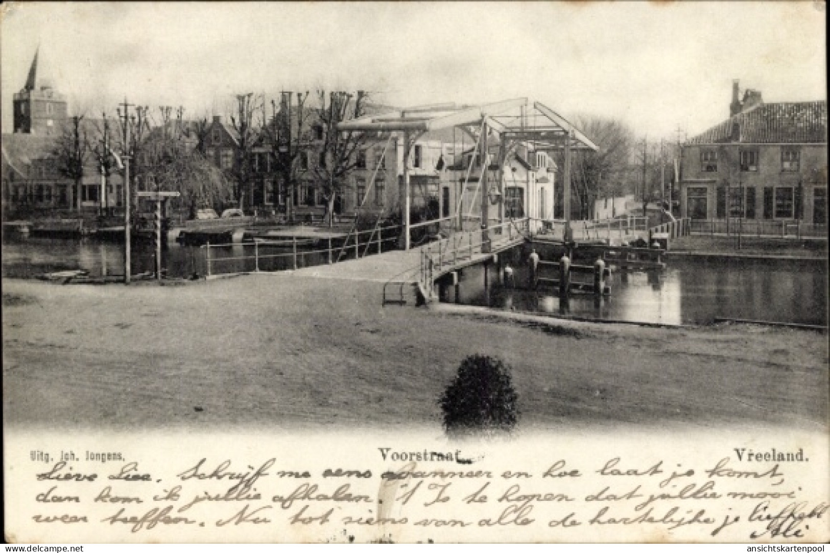 CPA Vreeland Utrecht, Voorstraat, Hebebrücke