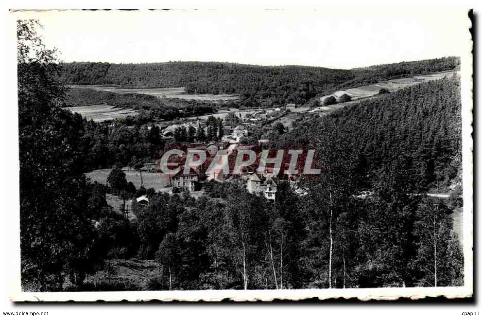 CPA Vresse sur SEmois vue de la route de la Haisette