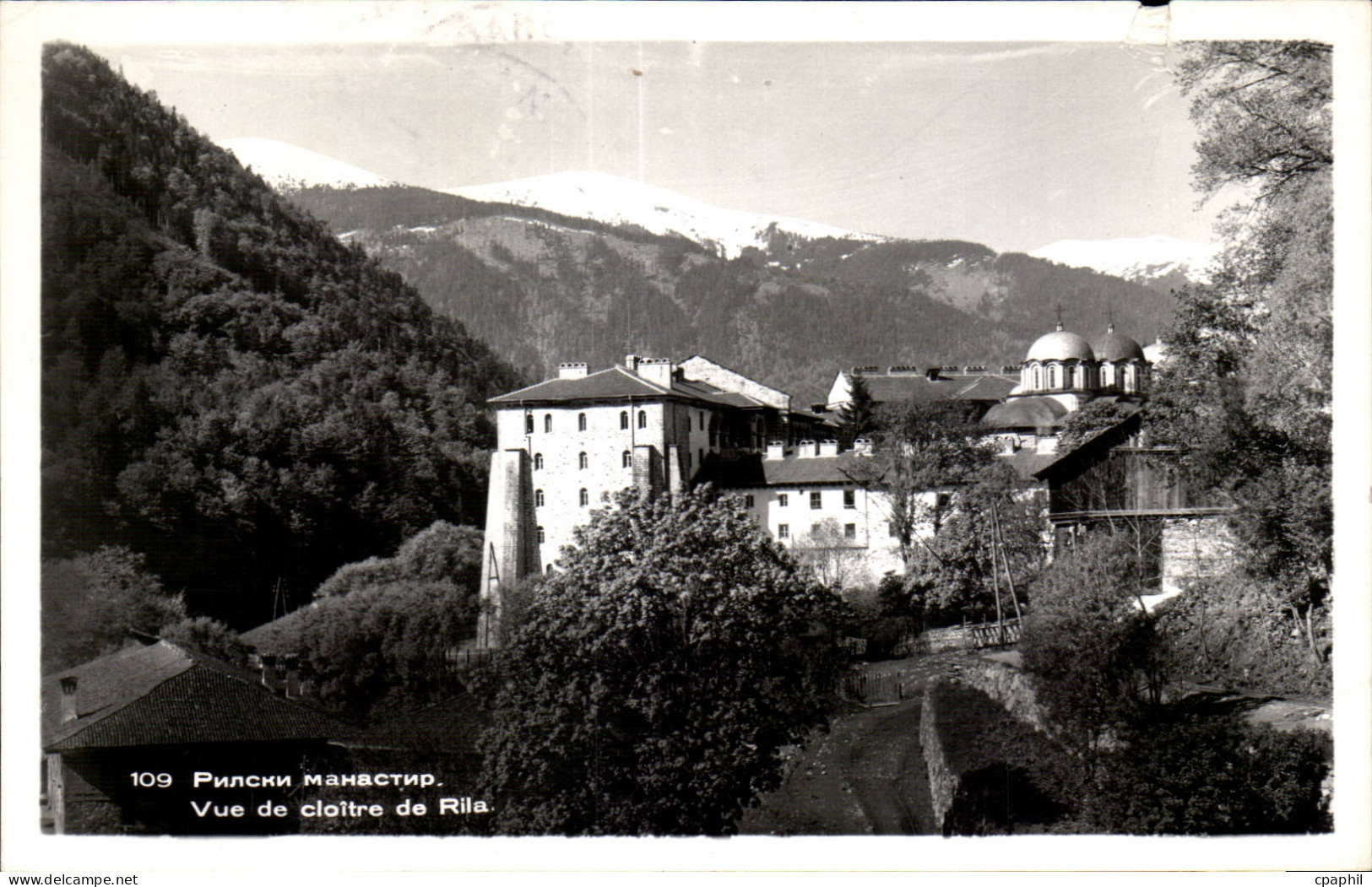 CPA Vue de cloitre de Rila Bulgaria Bulgaria