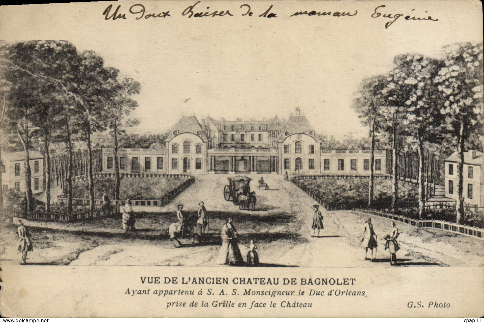 CPA Vue de l'Ancien Chateau de Bagnolet