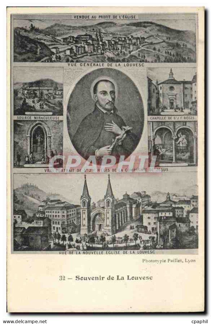 CPA Vue de la Nouvelle Eglise de La Louvesc Souvenir de La Louvesc