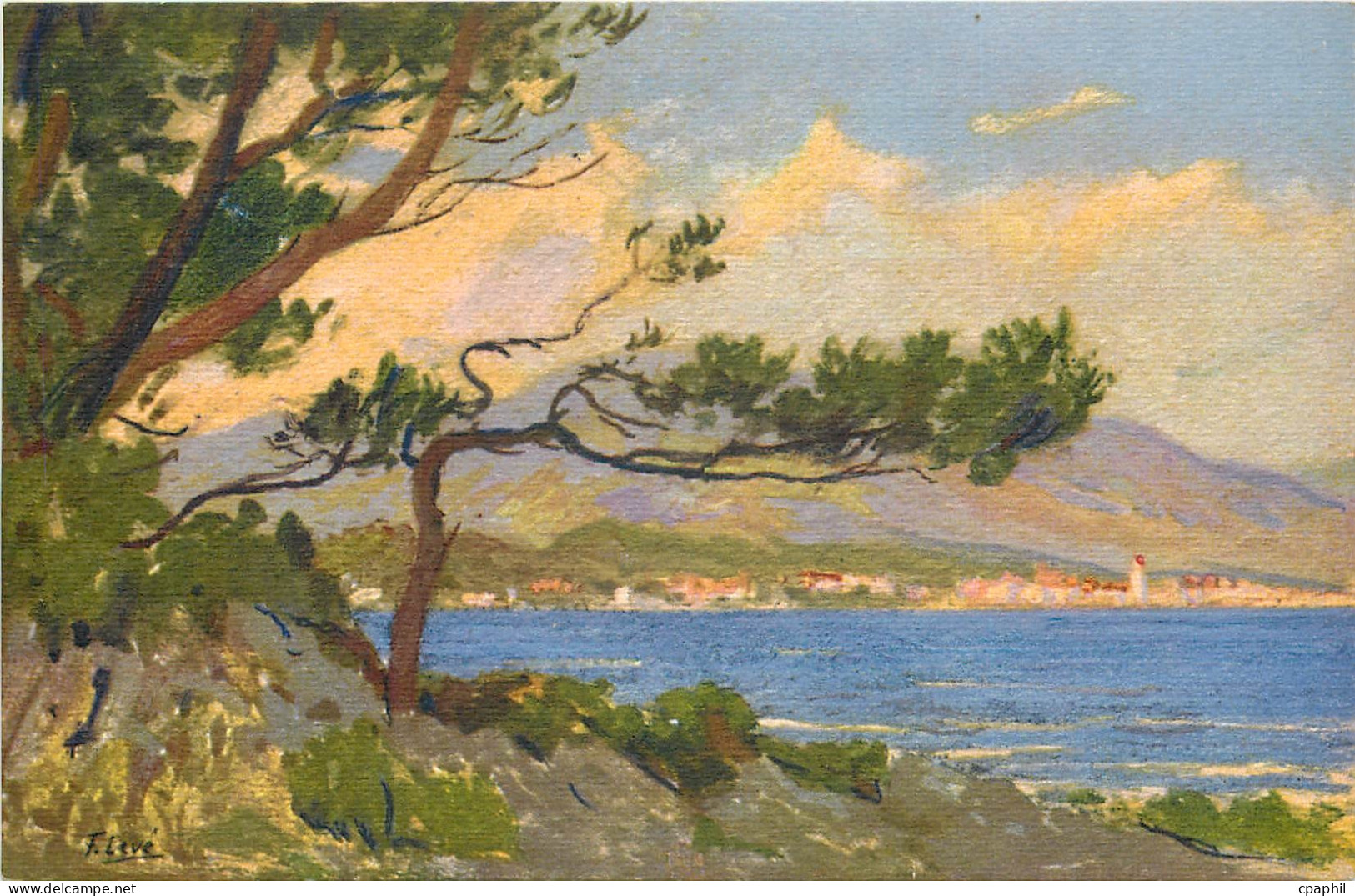 CPA Vue de Menton