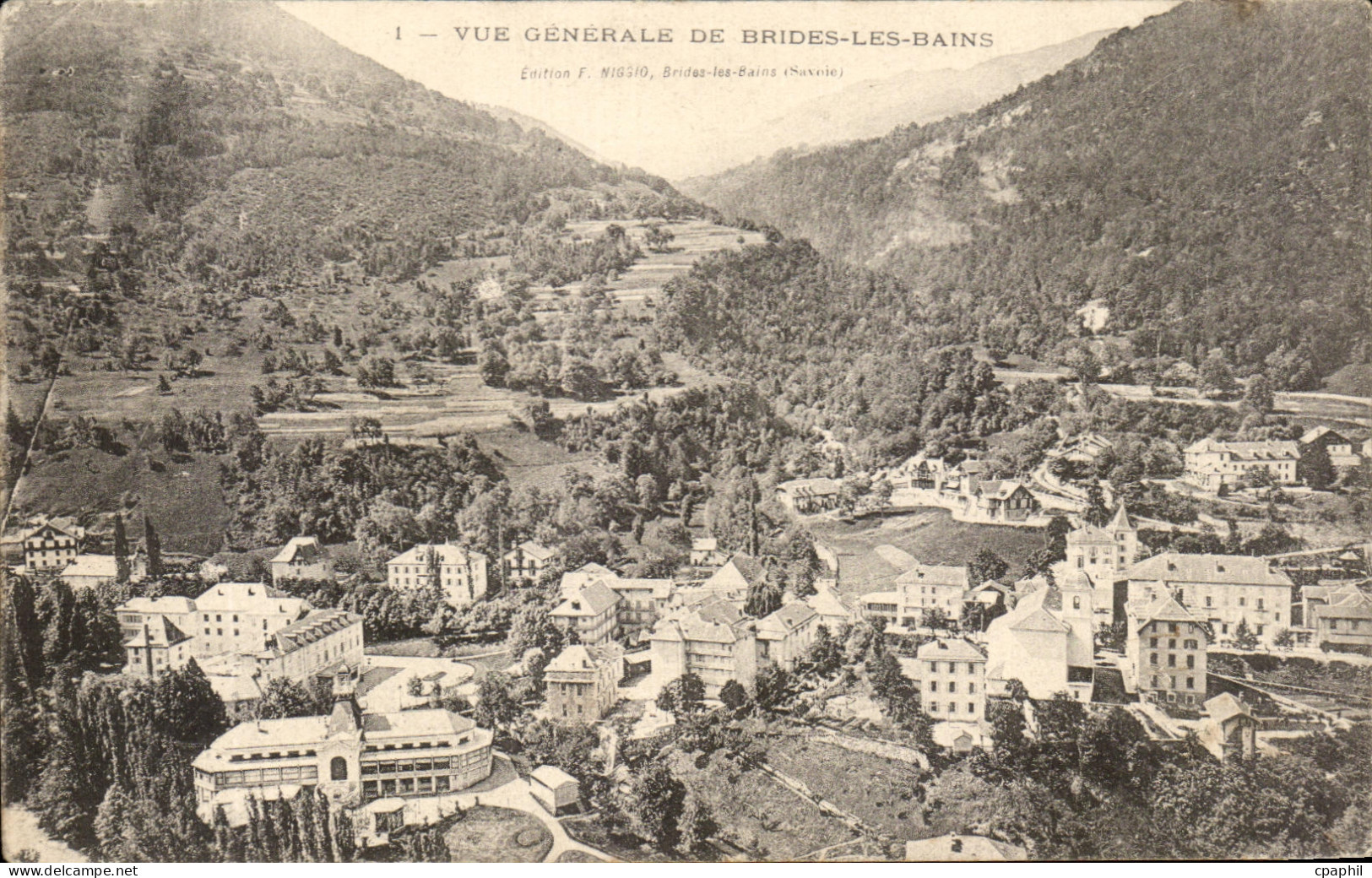 CPA Vue Generale De Brides Les Bains