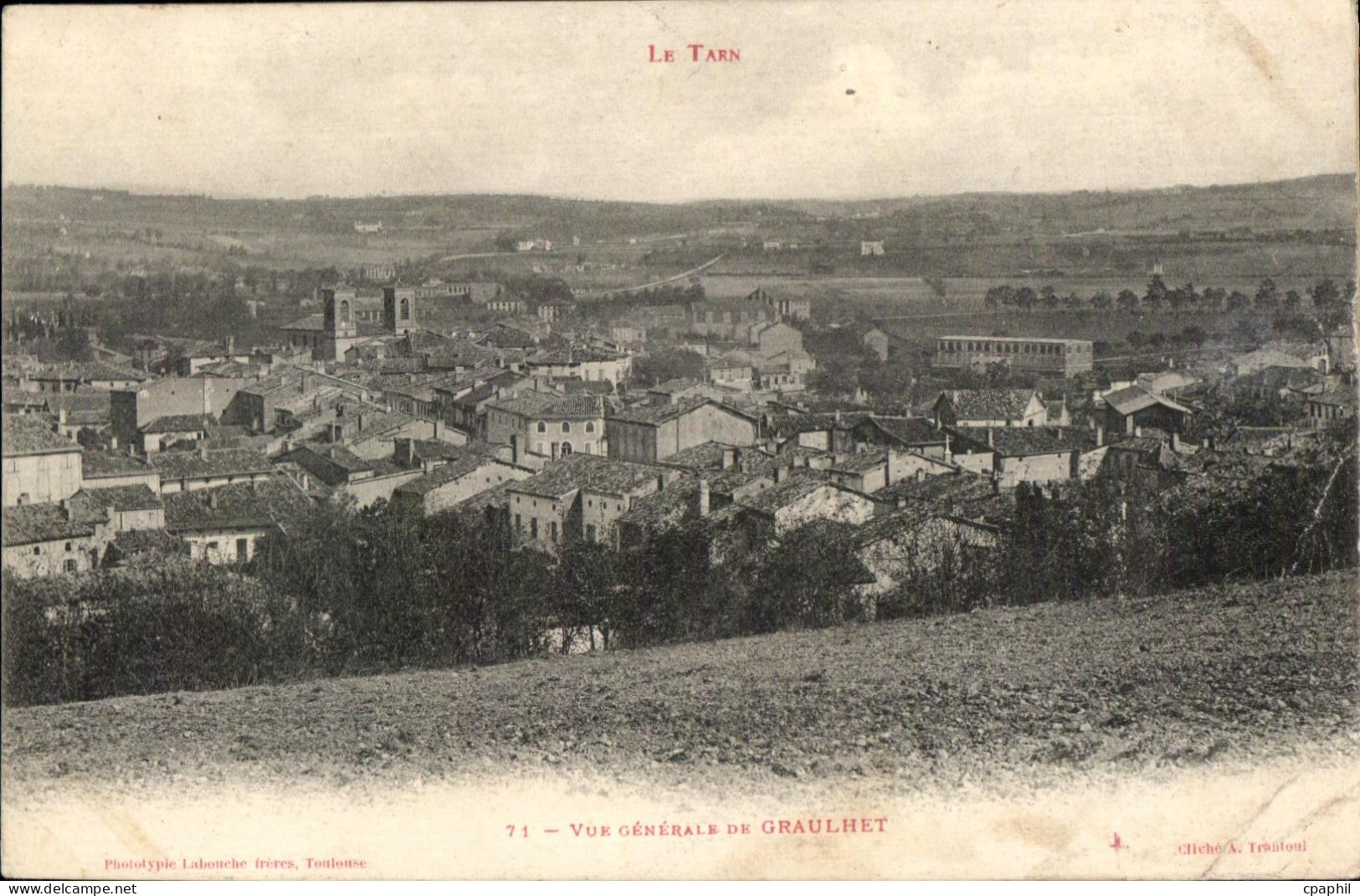 CPA Vue Generale De Graulhet