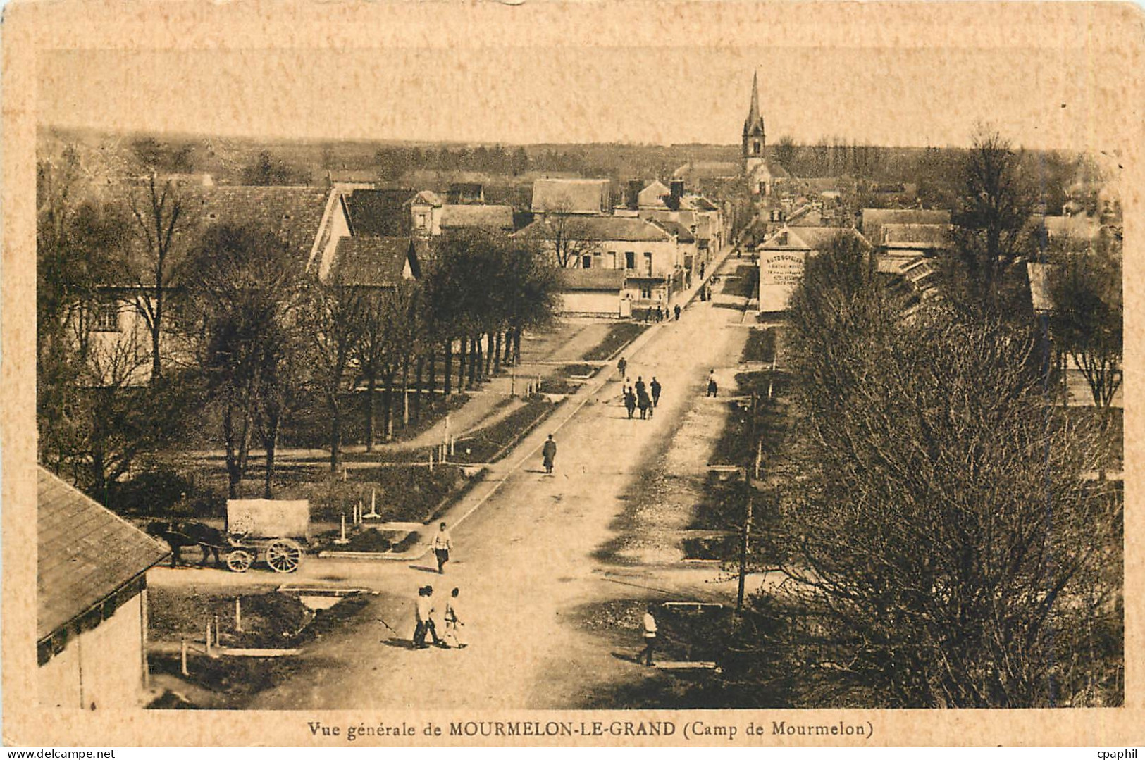 CPA Vue generale de Mourmelon le Grand Camp de Mourmelon Militaria