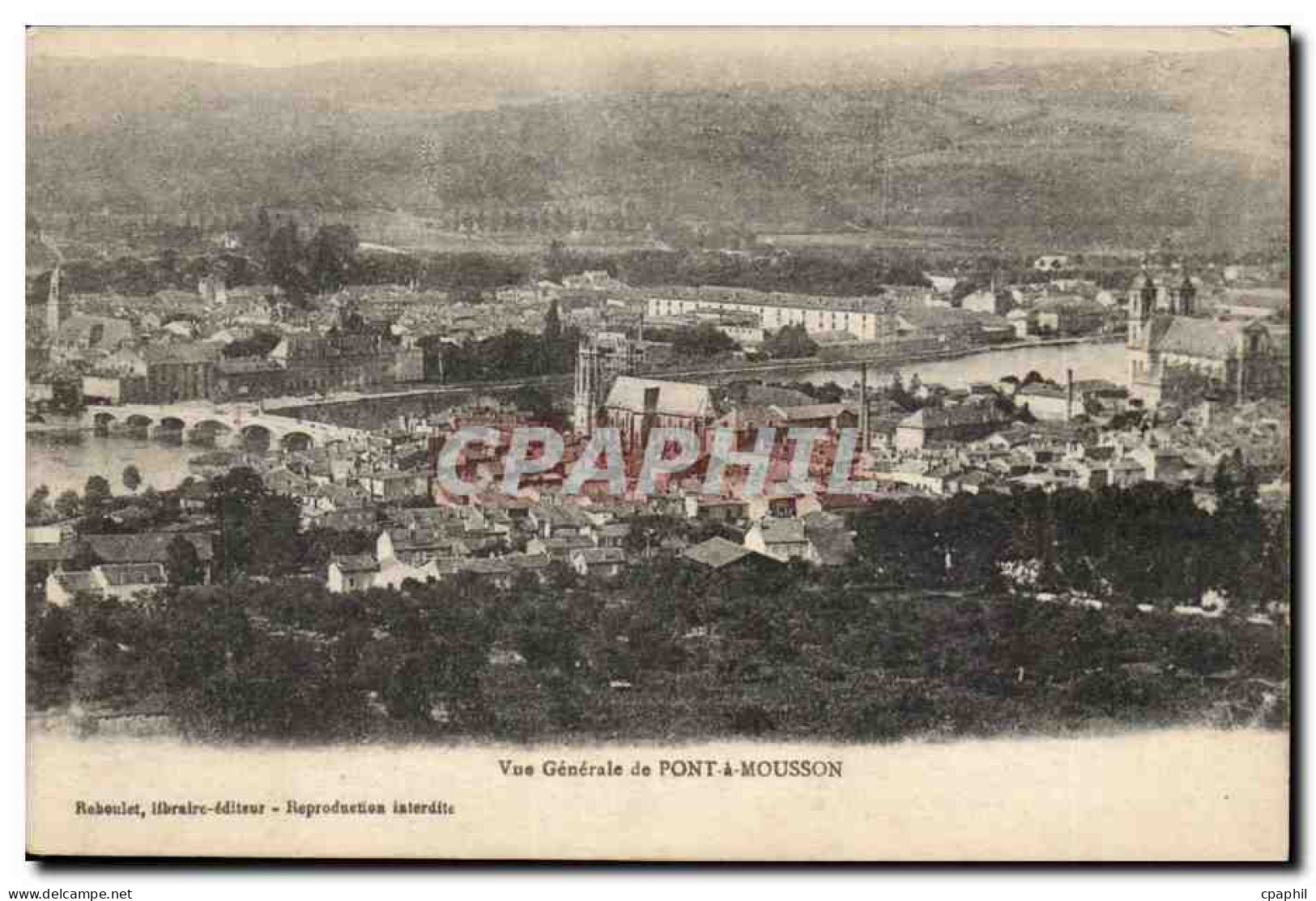 CPA Vue generale de Pont a Mousson
