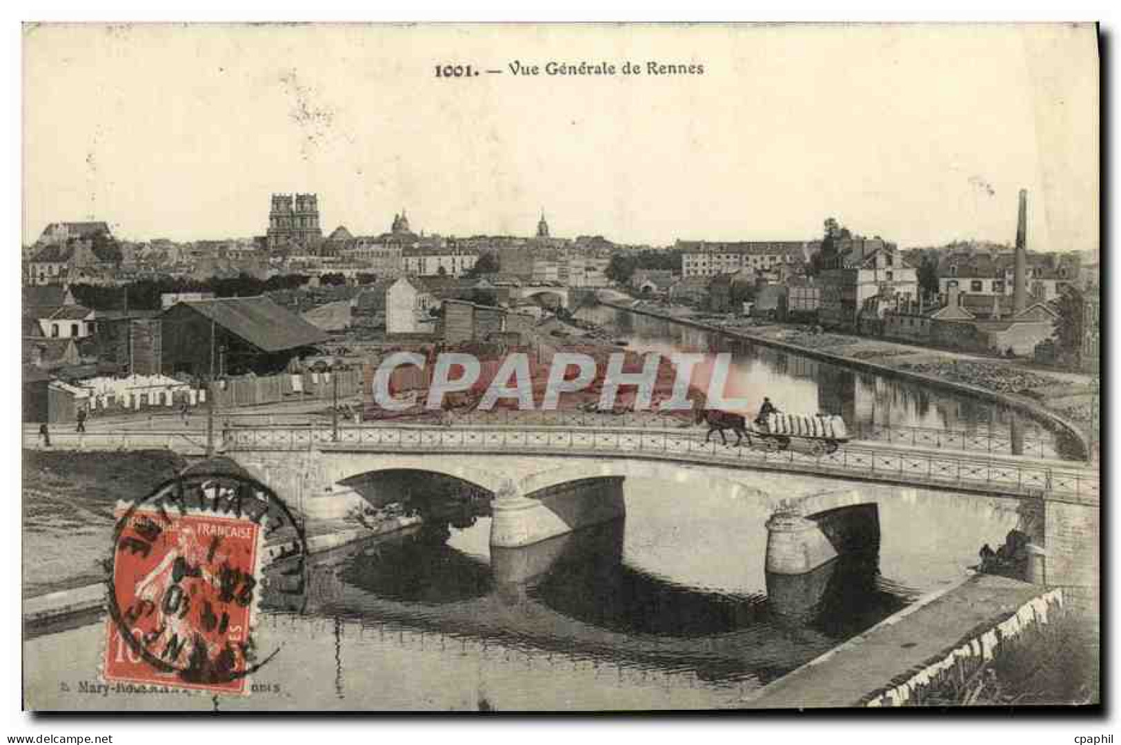 CPA Vue Generale de Rennes