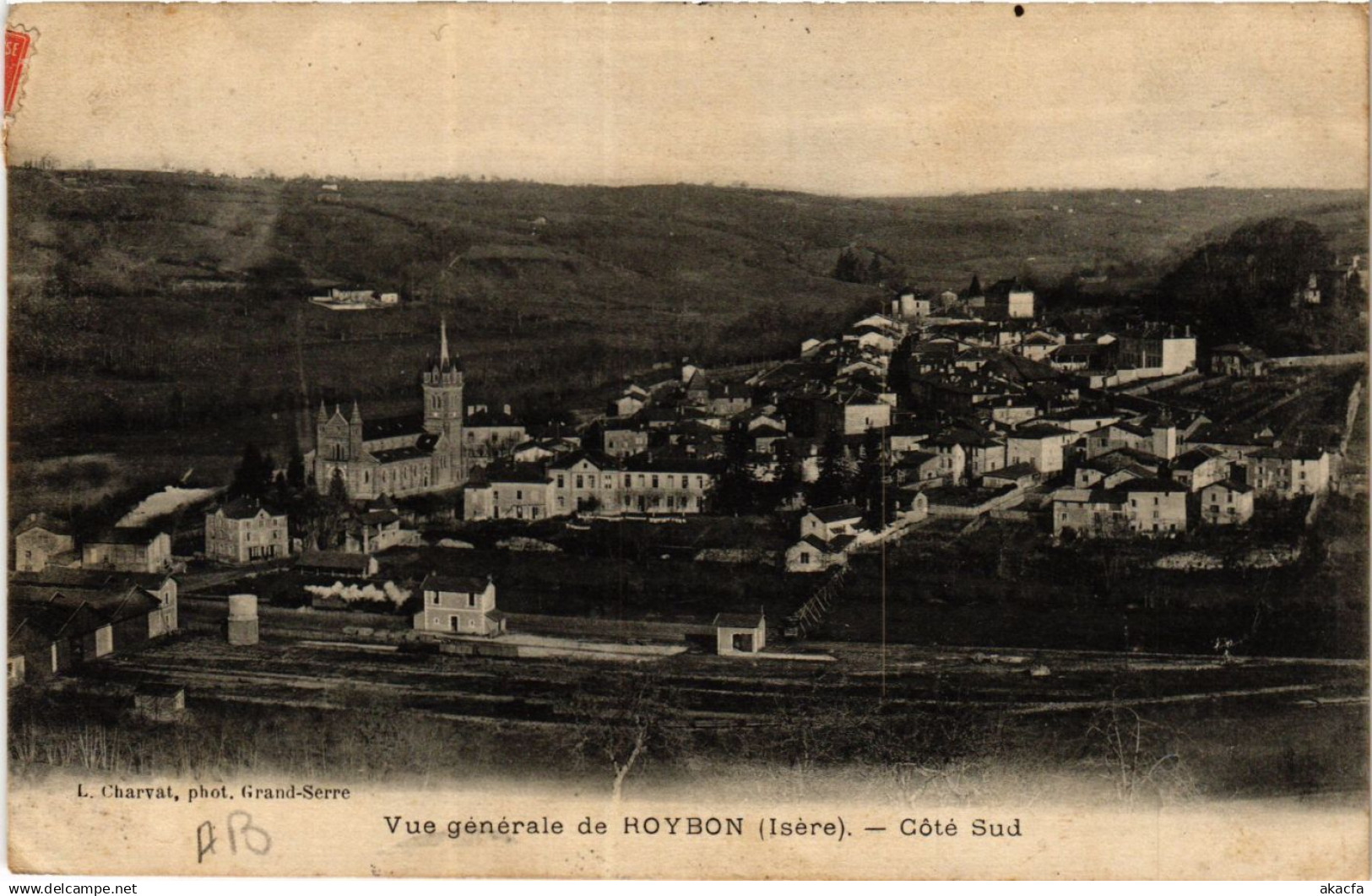 CPA Vue générale de ROYBON - Cote Sud (434826)