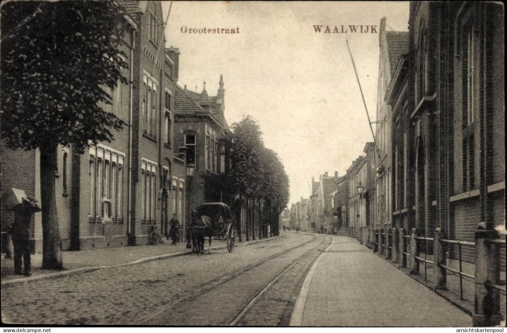 CPA Waalwijk Nordbrabant Niederlande, Grootestraat