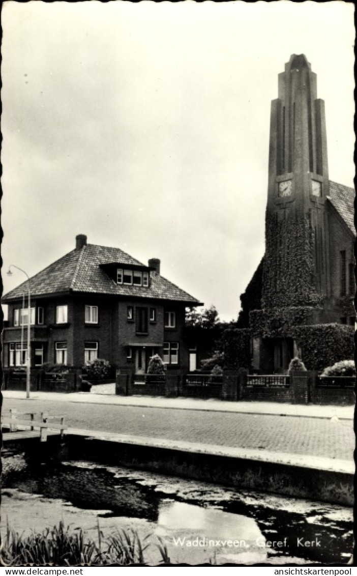 CPA Waddinxveen Südholland, Geref. Kerk