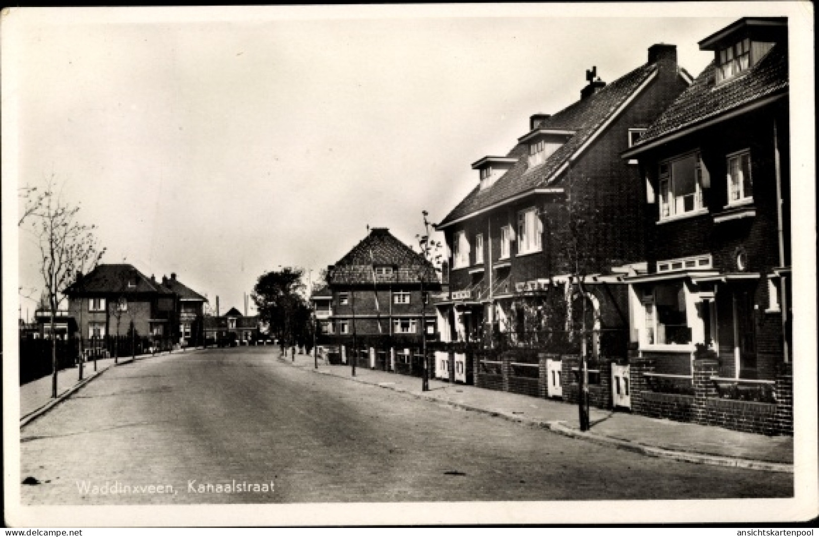 CPA Waddinxveen Südholland, Kanaalstraat