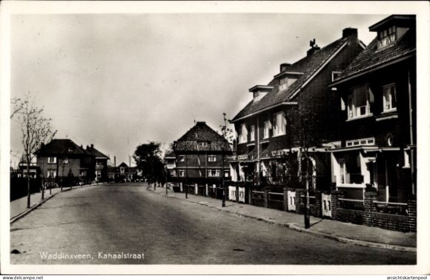 CPA Waddinxveen Südholland, Kanaalstraat