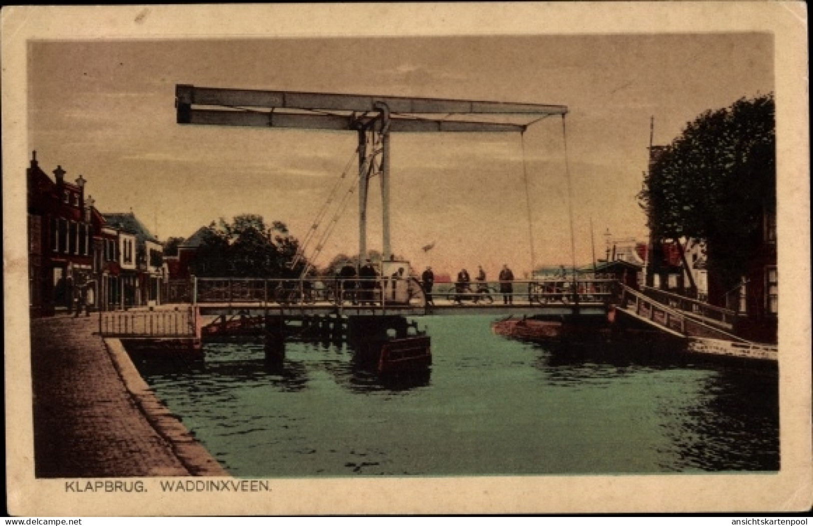 CPA Waddinxveen Südholland, Klapbrug