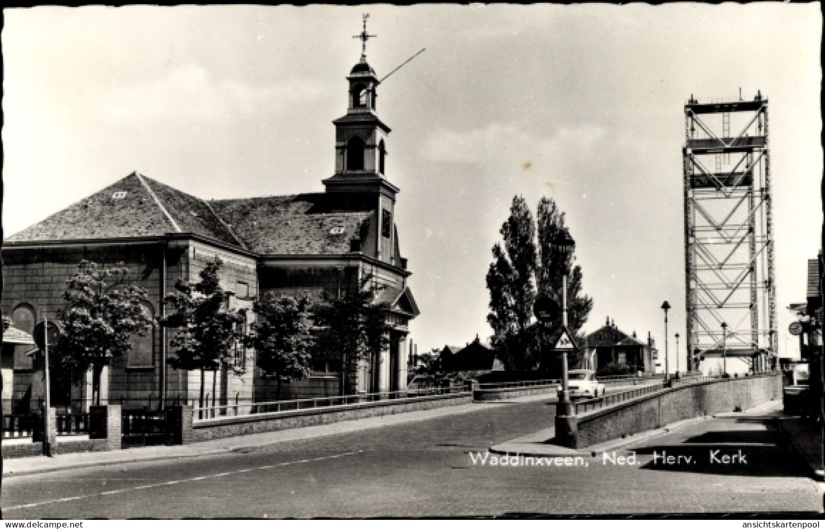 CPA Waddinxveen Südholland, Ned. Herv. Kerk