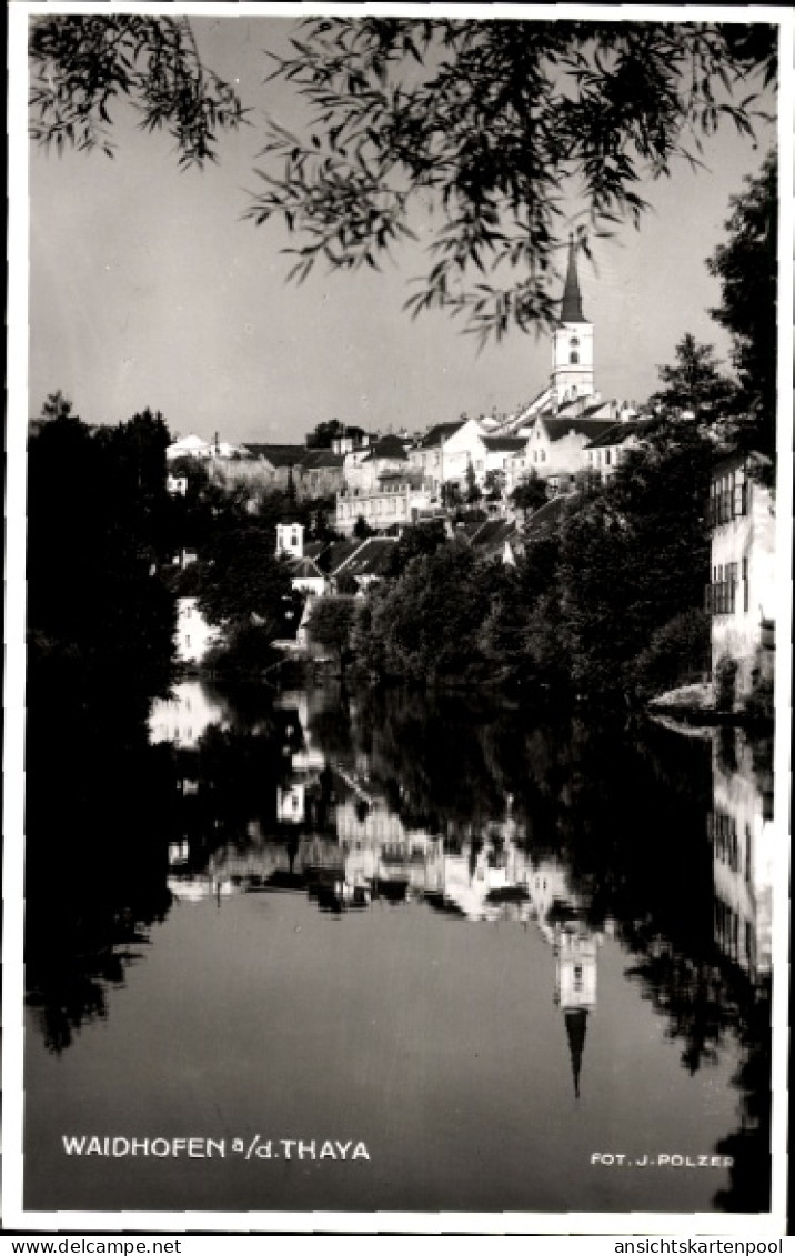 CPA Waidhofen an der Thaya Niederösterreich, Teilansicht