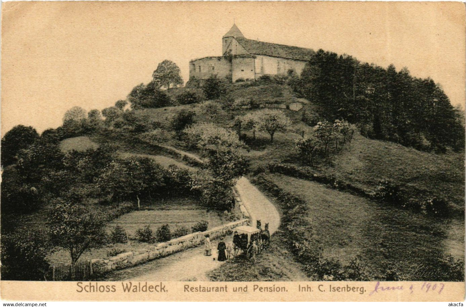 CPA Waldeck Schloss Waldeck GERMANY (899893)