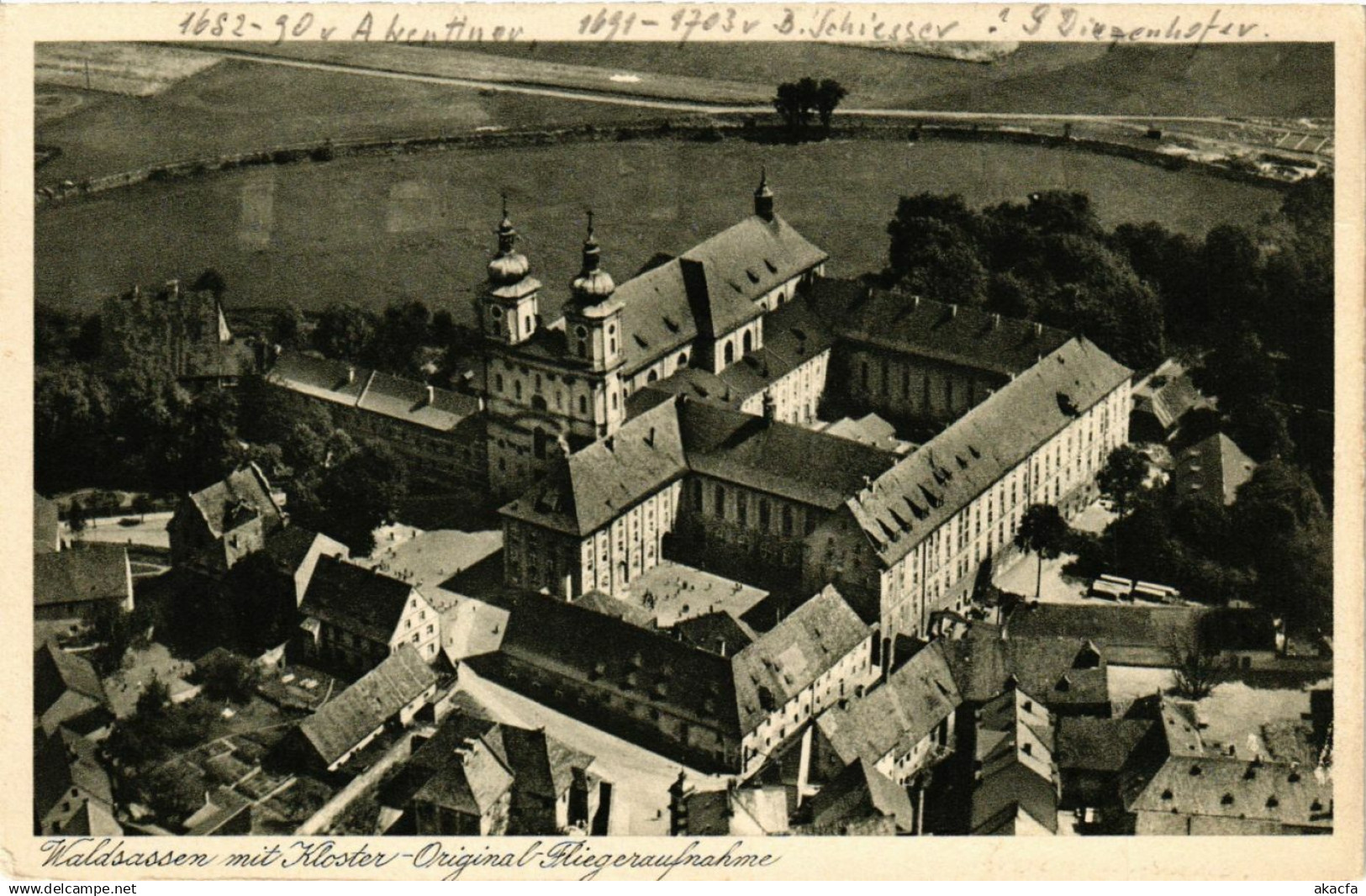 CPA Waldsassen - Waldsassen mit Kloster GERMANY (964670)