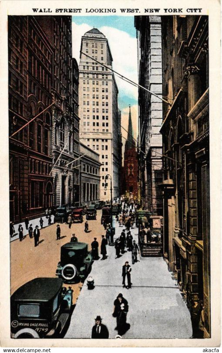 CPA Wall street looking west NEW YORK CITY USA (769880)