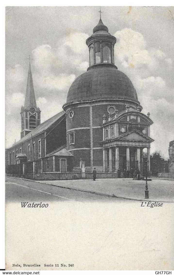 CPA WATERLOO -timbrée