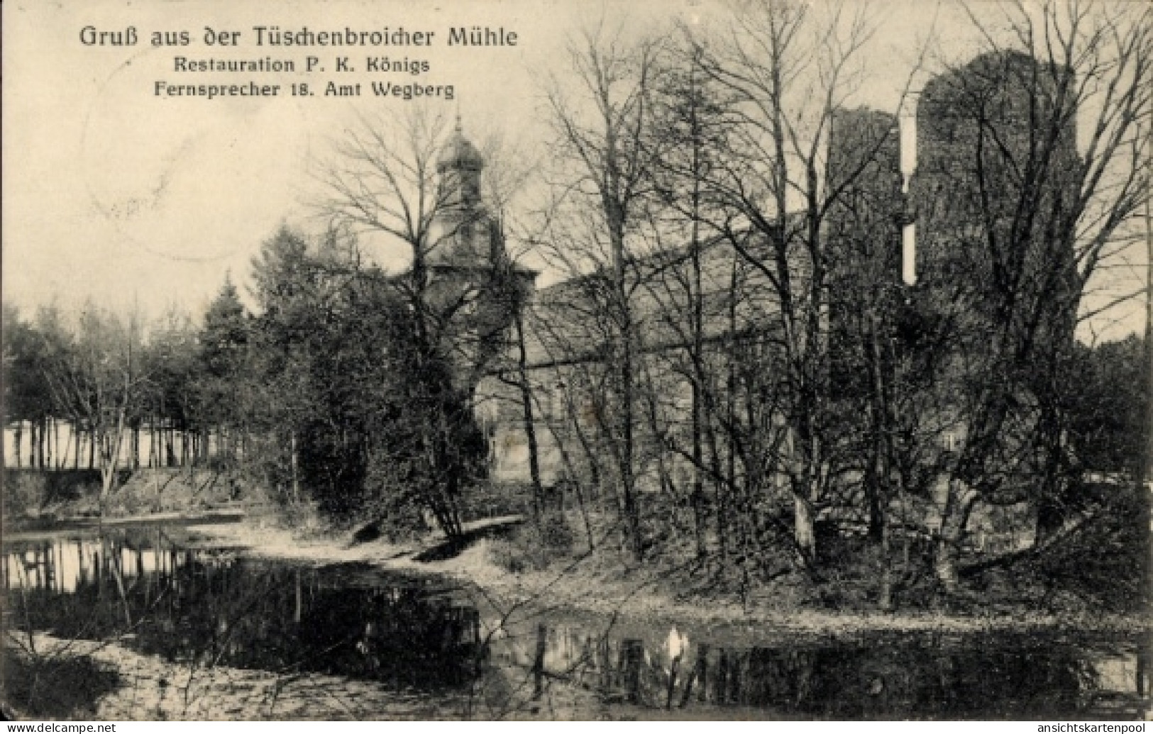 CPA Wegberg Kreis Heinsberg, Restauration Tüschenbroicher Mühle
