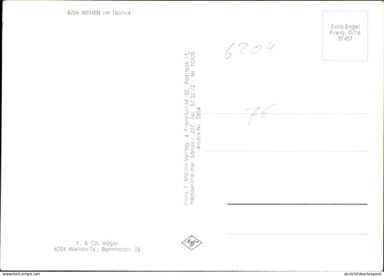 CPA Wehen Taunusstein in Hessen, Luftbild vom Ort