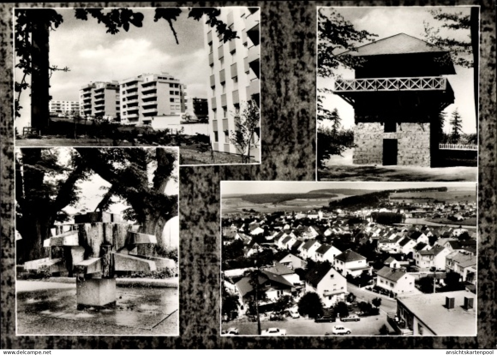 CPA Wehen Taunusstein in Hessen, Ort, Brunnen, Häuser