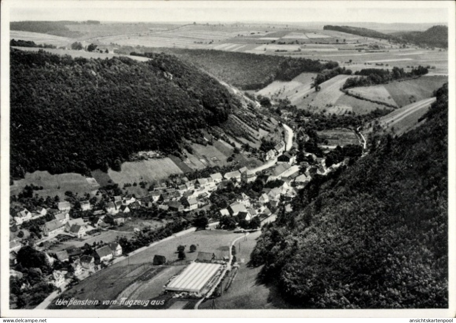 CPA Weißenstein Lauterstein in Württemberg, Fliegeraufnahme