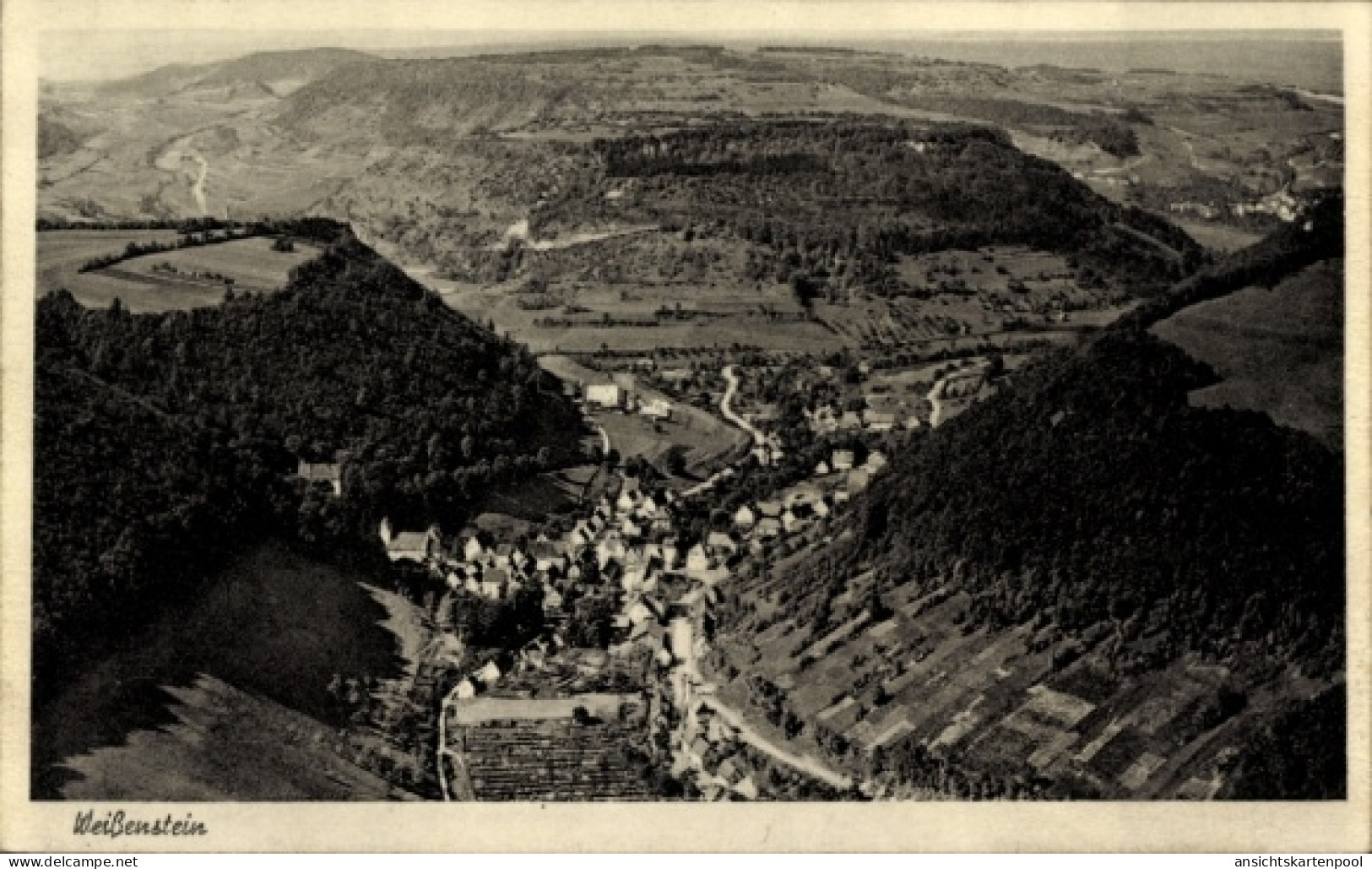 CPA Weißenstein Lauterstein in Württemberg, Fliegeraufnahme