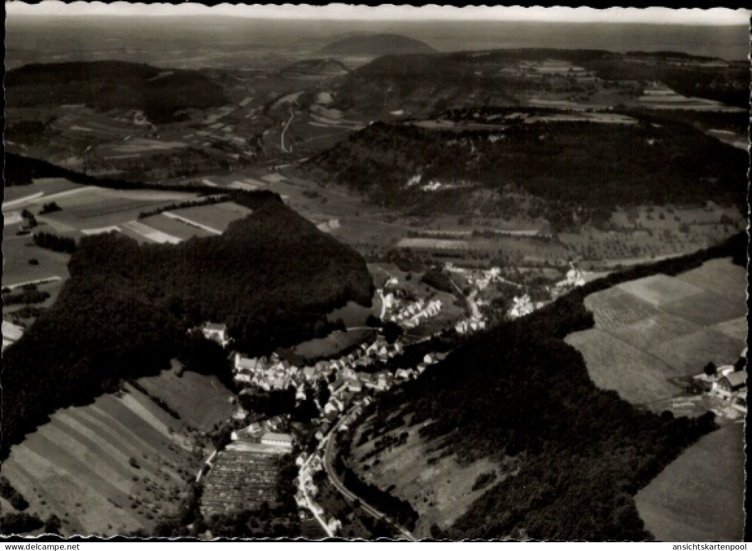 CPA Weißenstein Lauterstein in Württemberg, Fliegeraufnahme
