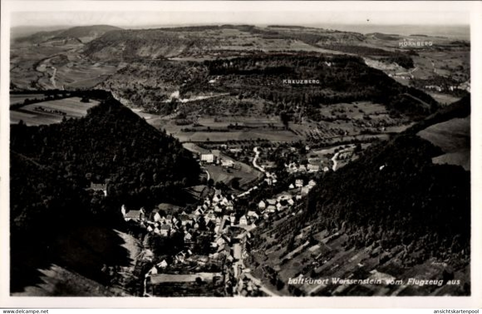 CPA Weißenstein Lauterstein in Württemberg, Fliegeraufnahme