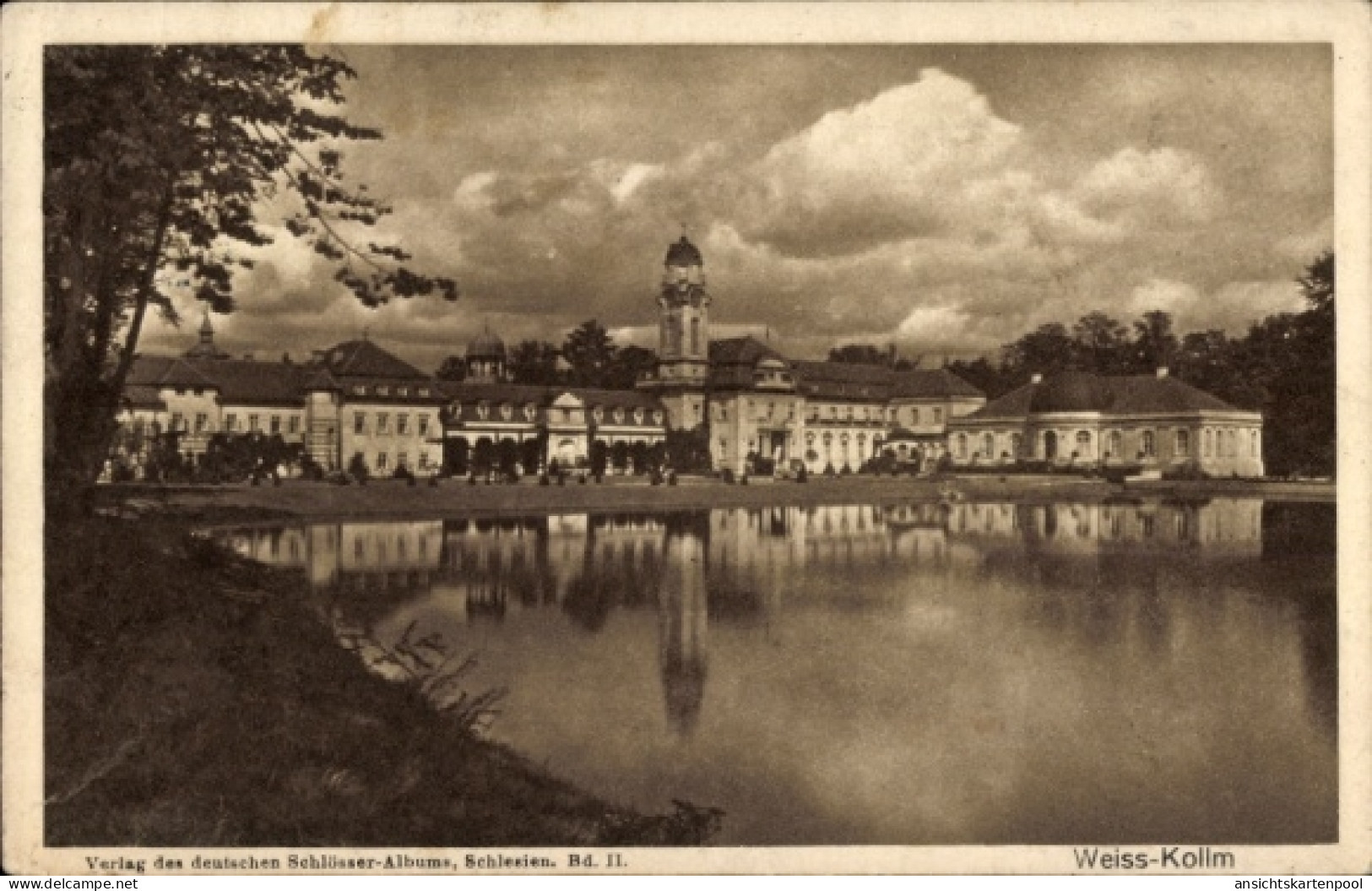 CPA Weißkollm Lohsa Oberlausitz, Gesamtansicht