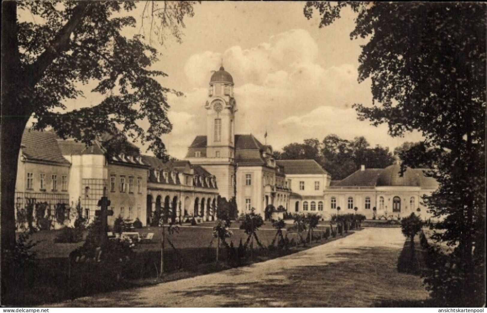 CPA Weißkollm Lohsa Oberlausitz, Schloss