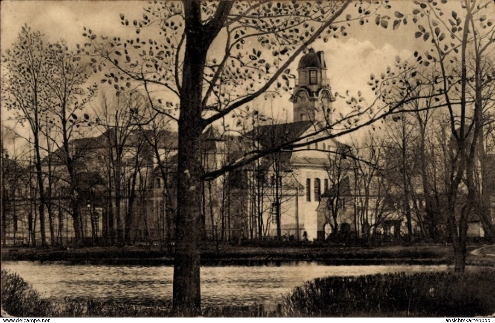 CPA Weißkollm Lohsa Oberlausitz, Schloss