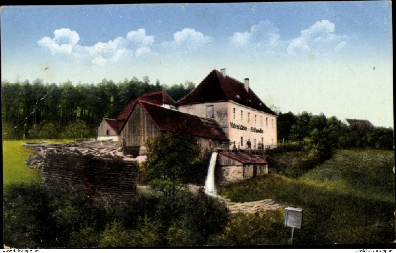 CPA Wendischkarsdorf Karsdorf Rabenau, Heidemühle, Restaurant, Dippoldiswaldaer Heide