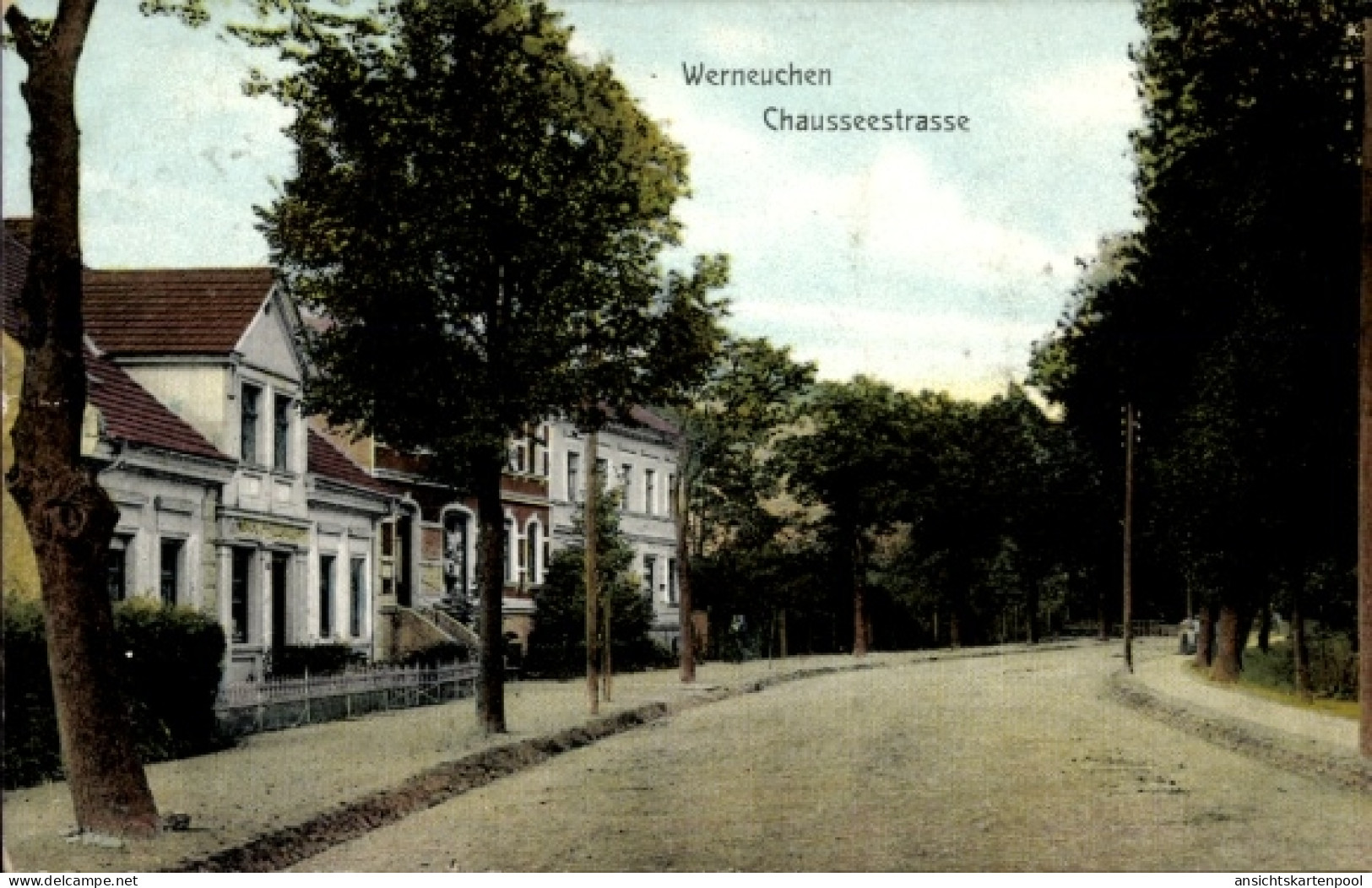 CPA Werneuchen im Kreis Barnim, Chausseestraße