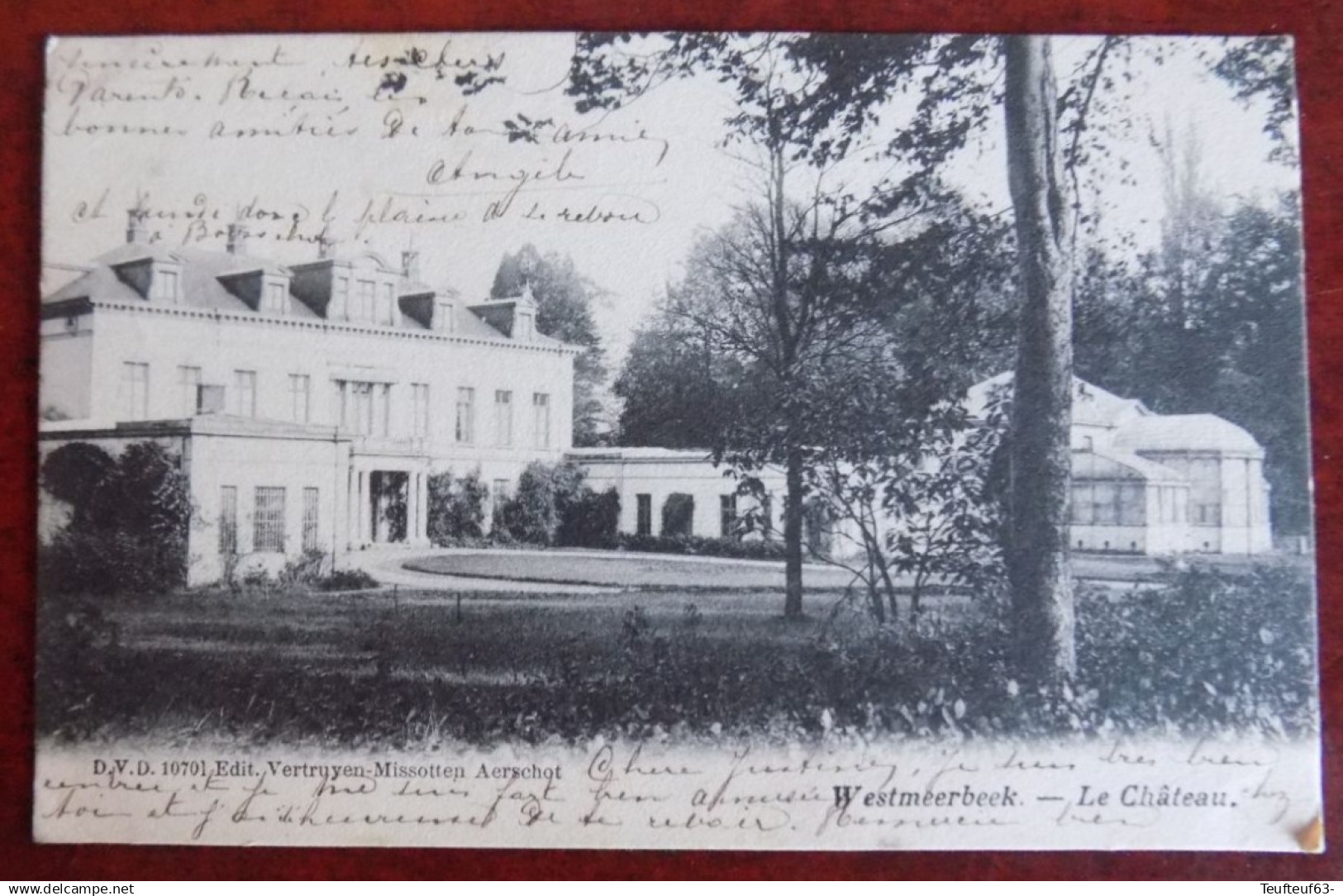 Cpa Westmeerbeek ; le château