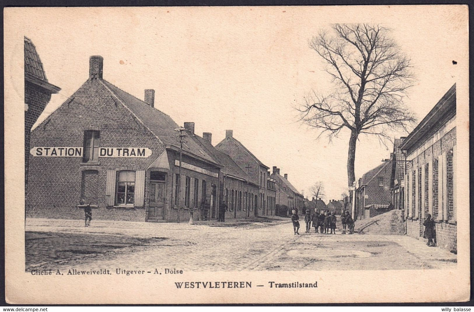 +++ CPA - WESTVLETEREN - Vleteren - Tramstildstand - Station du Tram  //