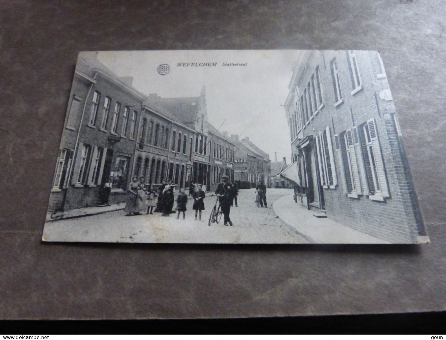 Cpa Wevelghem Wevelgem Statiestraat