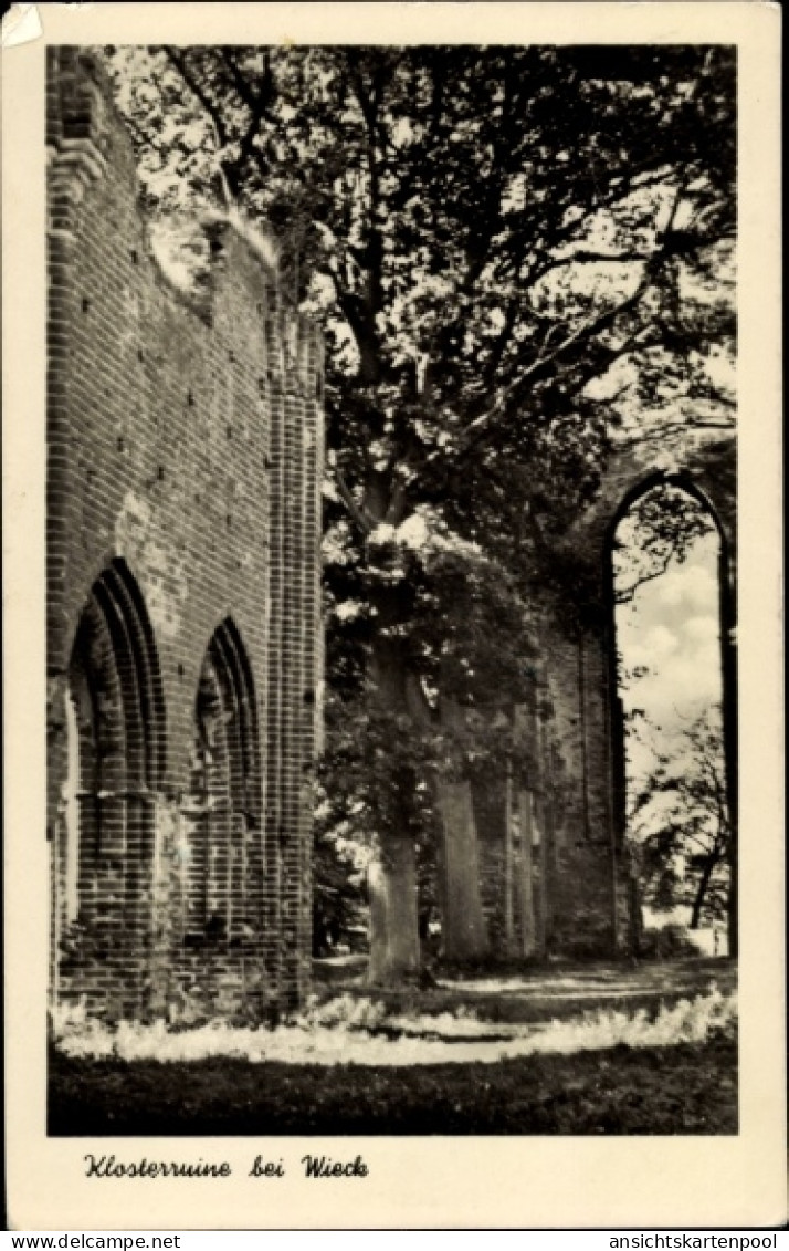 CPA Wieck Eldena Greifswald, Klosterruine