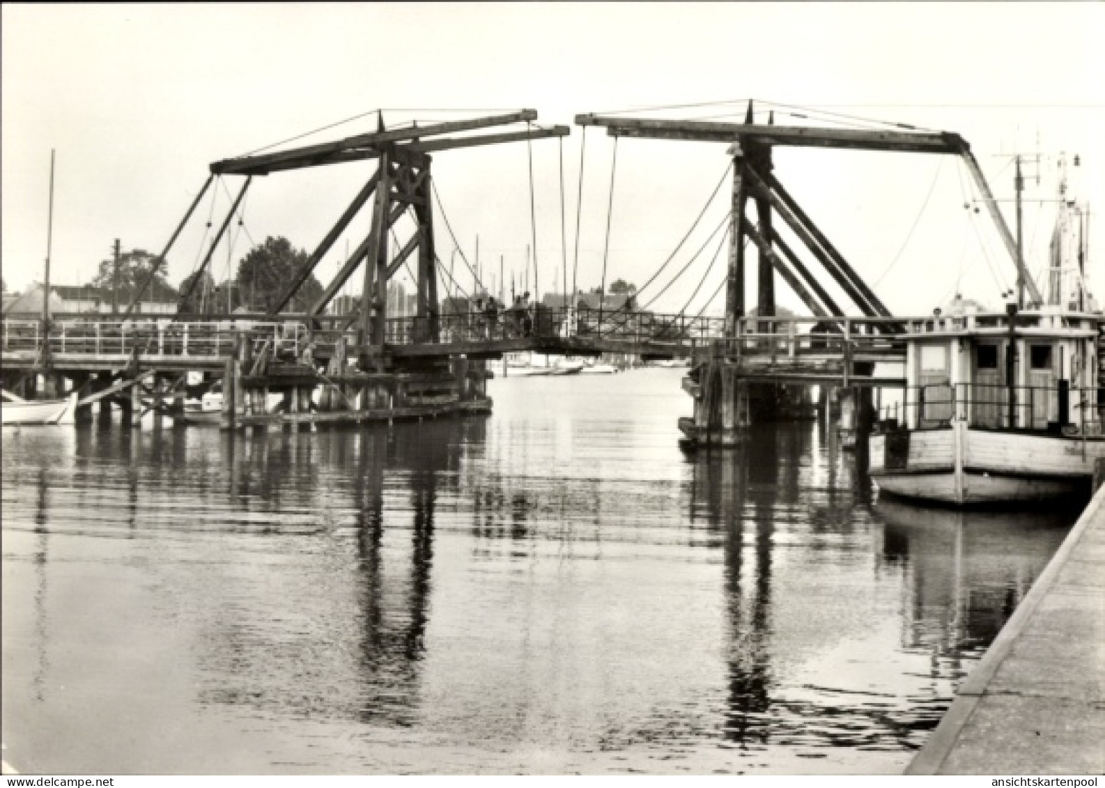 CPA Wieck Eldena Greifswald, Wiecker Brücke