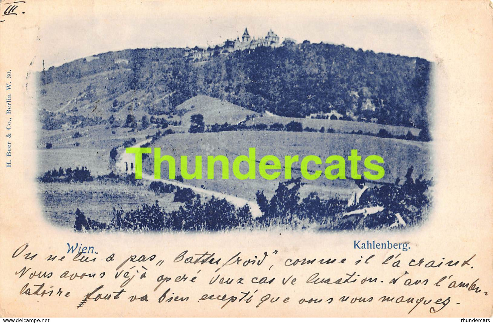 CPA WIEN KAHLENBERG 1899