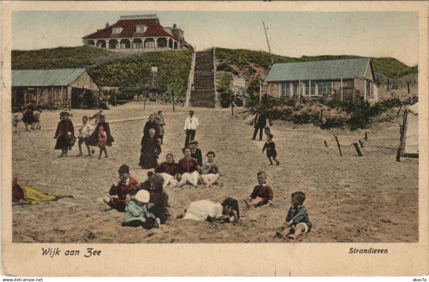 CPA WIJK AAN ZEE Strandleven NETHERLANDS (713776)