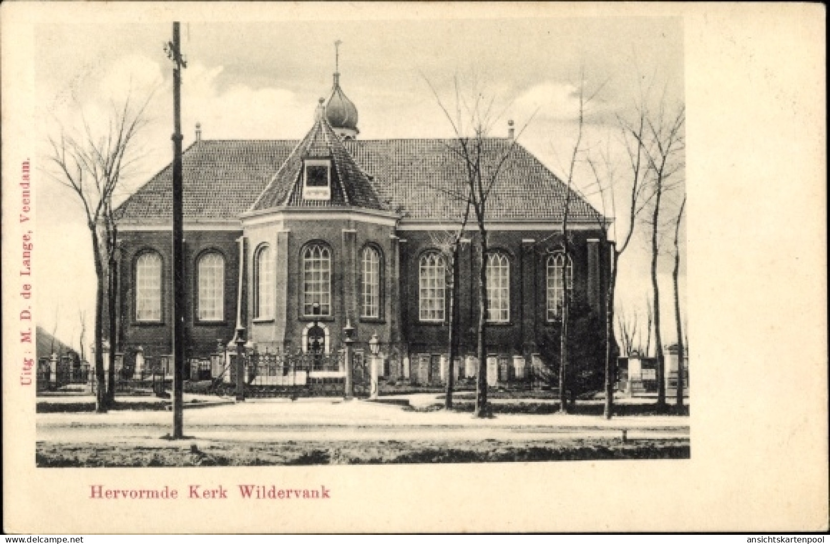 CPA Wildervank Groningen Niederlande, Hervormde Kerk