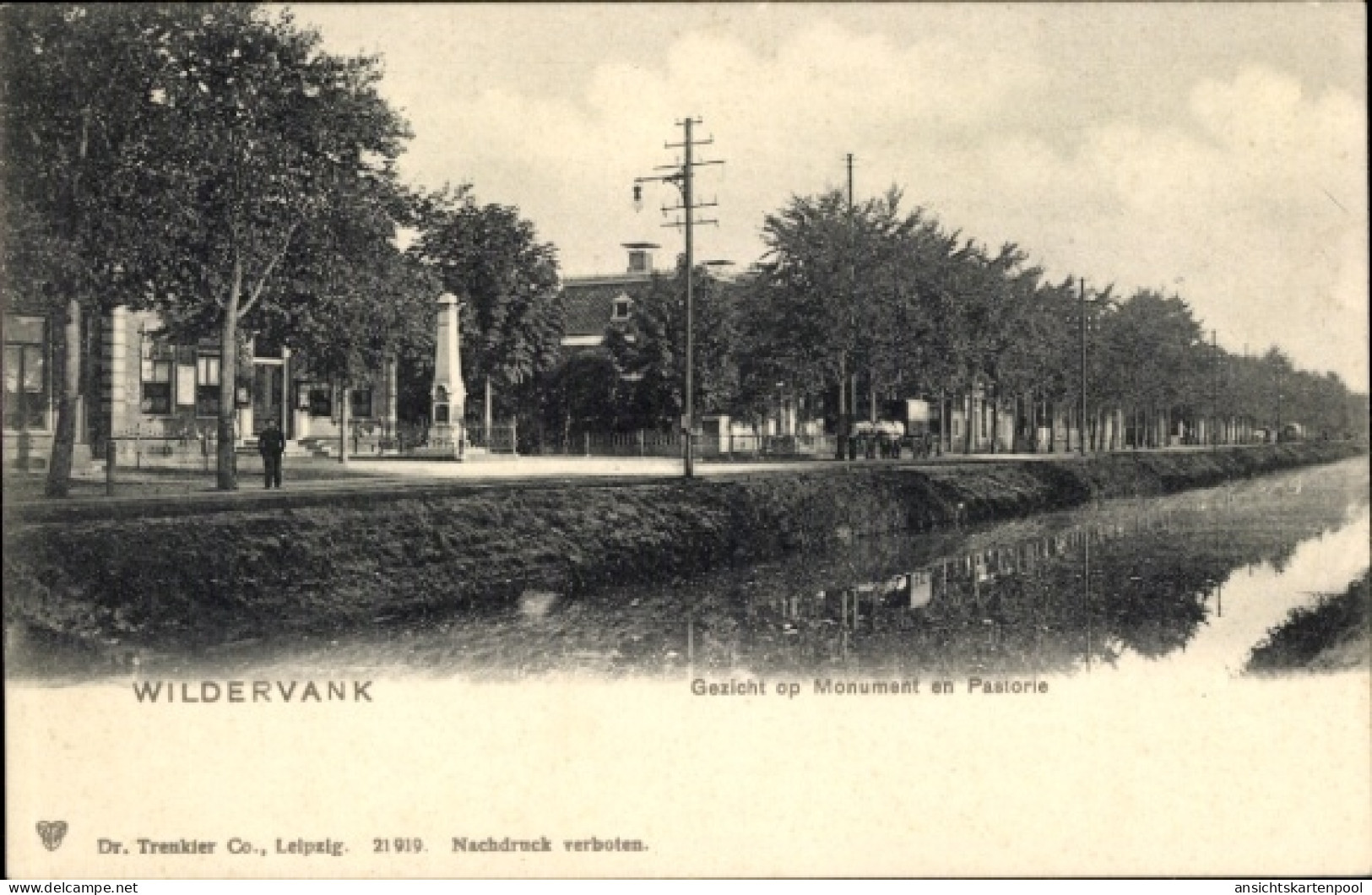 CPA Wildervank Groningen Niederlande, Monument, Pastorat