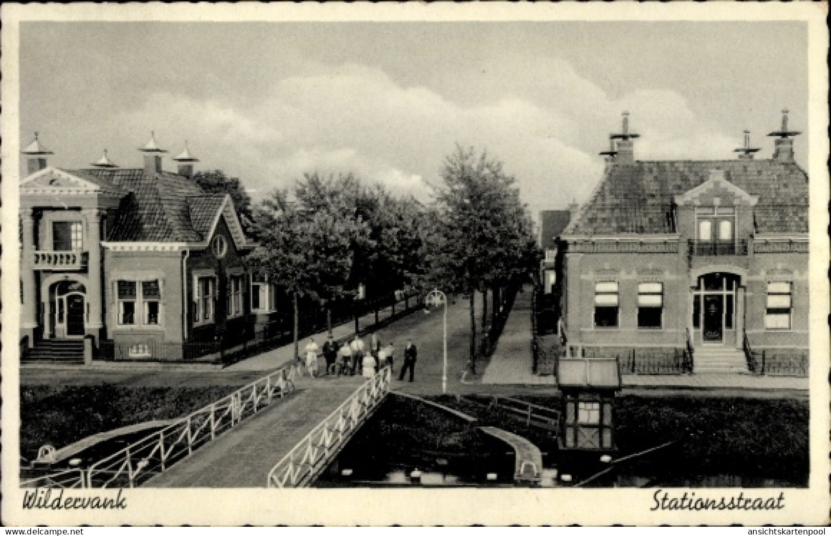 CPA Wildervank Groningen Niederlande, Stationsstraat