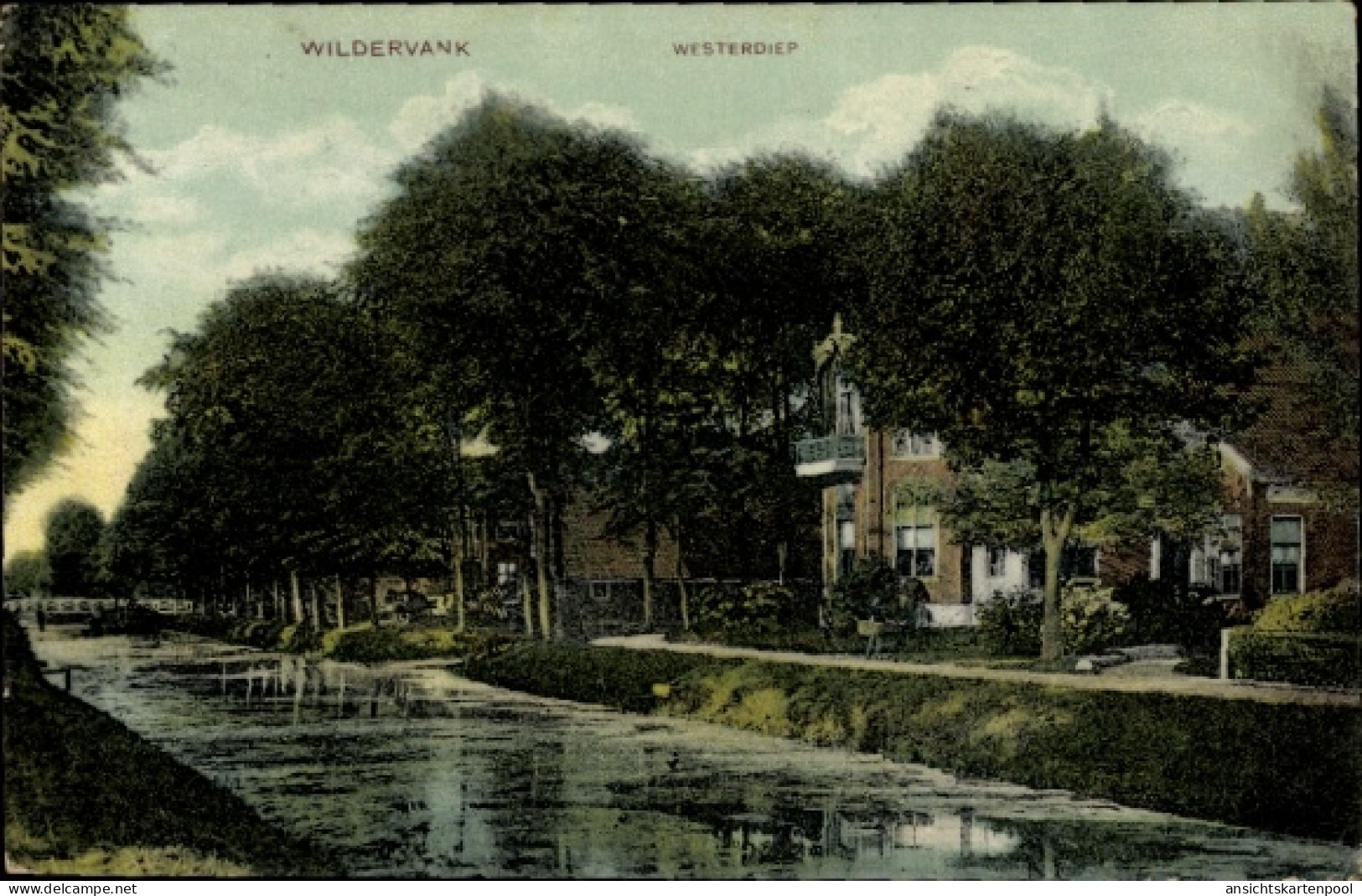 CPA Wildervank Groningen Niederlande, Westerdiep