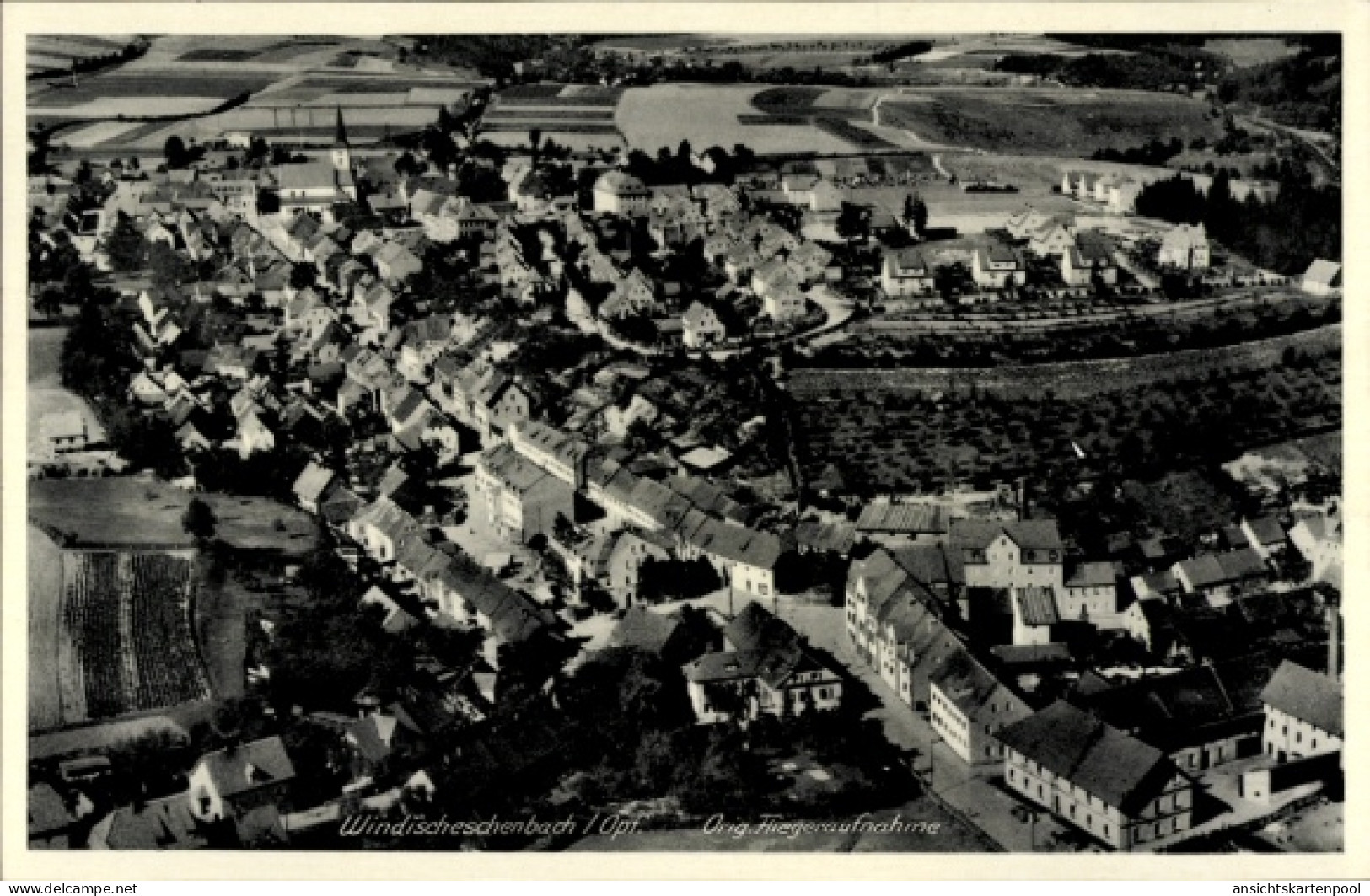 CPA Windischeschenbach in der Oberpfalz, Fliegeraufnahme