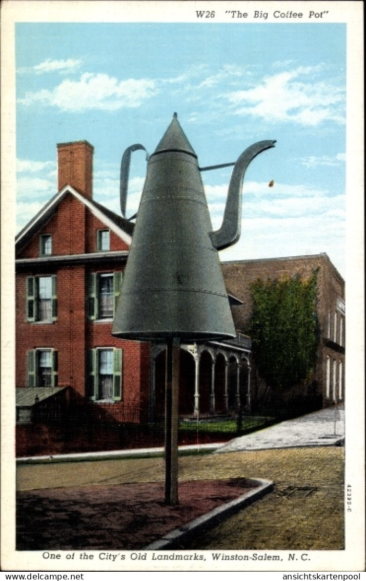 CPA Winston-Salem North Carolina USA, The Big Coffee Pot, The Mickey Coffee Pot Marker